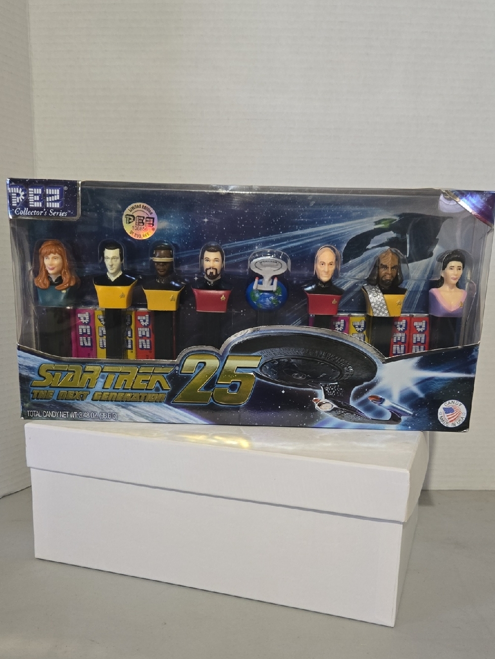Star Trek 25th Anniversary PEZ Dispenser Set-Limited Addition 108,856 Of 200,000
